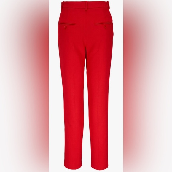 45. MICHAEL KORS COLLECTION Red Samantha Pants EUC size 12 - Picture 3 of 5